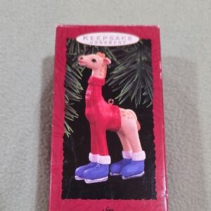 Hallmark Keepsake Ornament - Red and Blue Giraffe